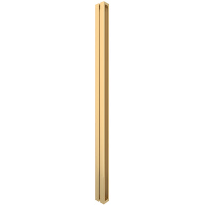 CRL 60 in Satin Brass O-Style Hollow Pull for Glass Doors