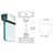 CRL Stainless Glass U-Channel w/ Top-Load Gasket 3/8–1/2" Custom