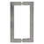 CRL Brushed Nickel SQ 8x8 Square Back-to-Back Door Pulls
