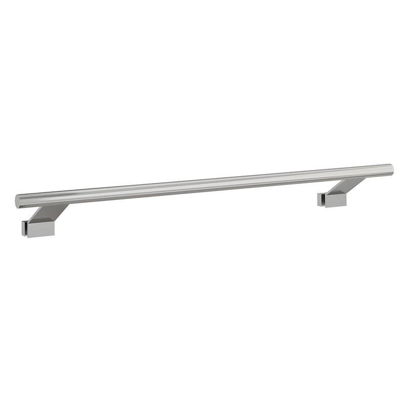 24in polished stainless C-style concealed-mount tubular towel bar, stainless steel 304, SKU HTB24CPS