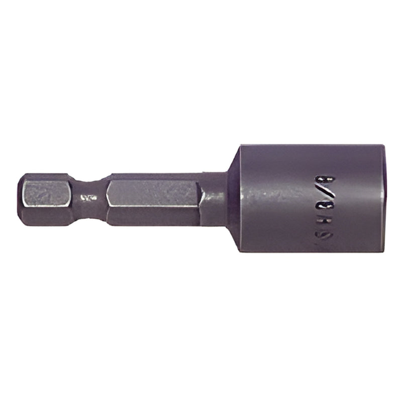 CRL MDB12 magnetic nut setter socket, 1-3/4 in. length, hex shank fits standard screwguns, holds screws securely.