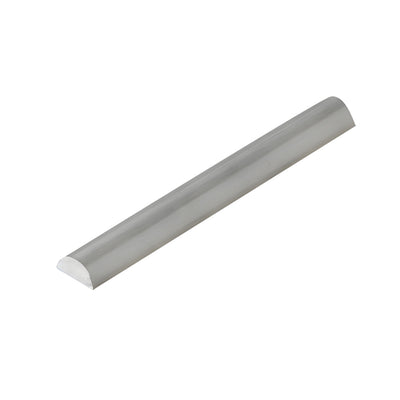 CRL 2m Brushed Nickel Half-Round Shower Threshold (Shower Curb)