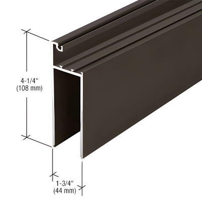 CRL-U.S. Aluminum Door Threshold Sill, Bronze/Black Anodized 21'-2"