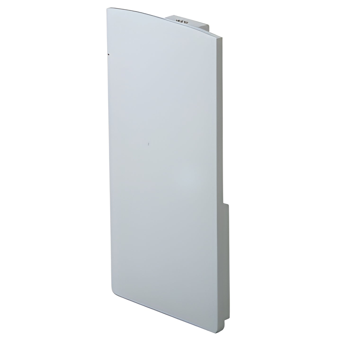 CRL70EC5 satin anodized aluminum top track end cap for CRL70C ceiling mount, rectangular with rounded edge