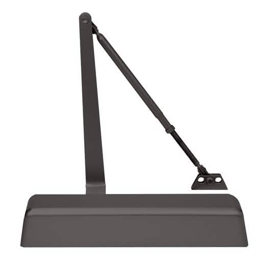 CRL Dark Bronze Adjustable Spring Door Closer, Size 2-5, Delayed Action, Surface Mount