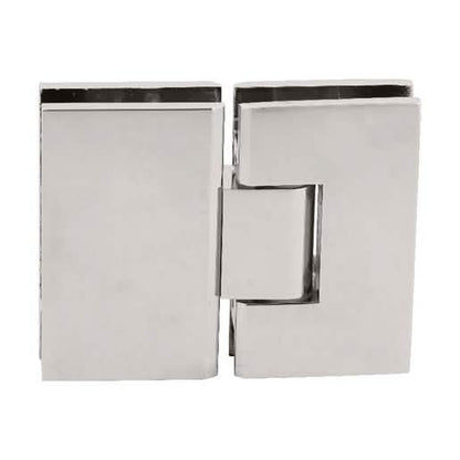 CRL Polished Nickel Victoria 180° Glass-to-Glass Hinge - Sleek, Durable, Elegant Design