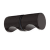 Oil rubbed bronze Crescent back-to-back shower knob, 1 in. brass grip (SKU SDK1400RB)