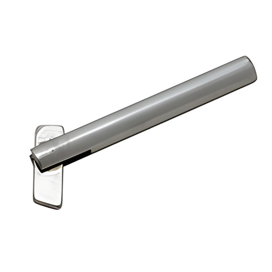 CBLHFT2 316 stainless steel 3/16" flip-toggle cable fitting, mill finish, crimp-on for 1x19 stainless cable.