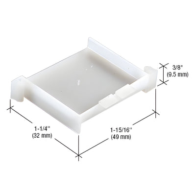 CRL-U.S. Aluminum Water Deflector Used With IG626 and BT815- 50/Pk