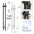 CRL Matte Black 48 in Locking Ladder Door Pull