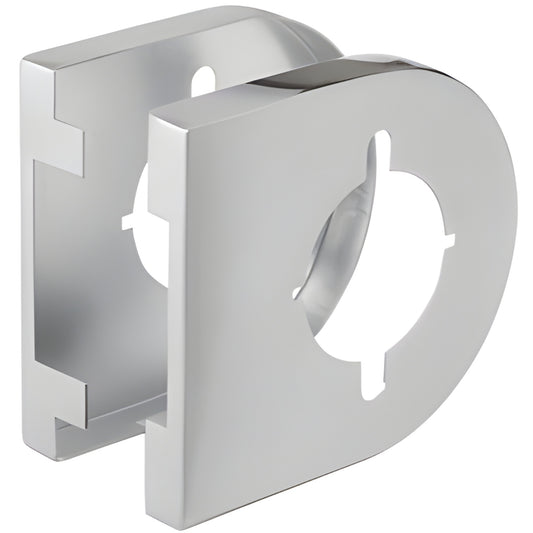 Polished stainless steel non-handed lever lock replacement cover (SKU LCLCPS) for LH-series cylindrical locks