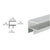 CRL Satin Anodized Aluminum Corner Trim Extrusion