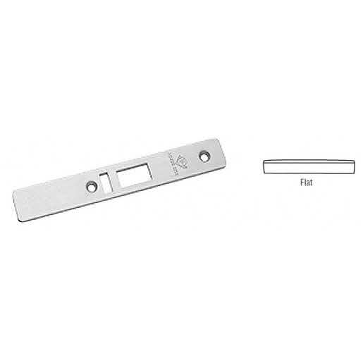 CRL Aluminum Flat Faceplate for AR4513 Deadlatch Locks - Durable and Sleek Design