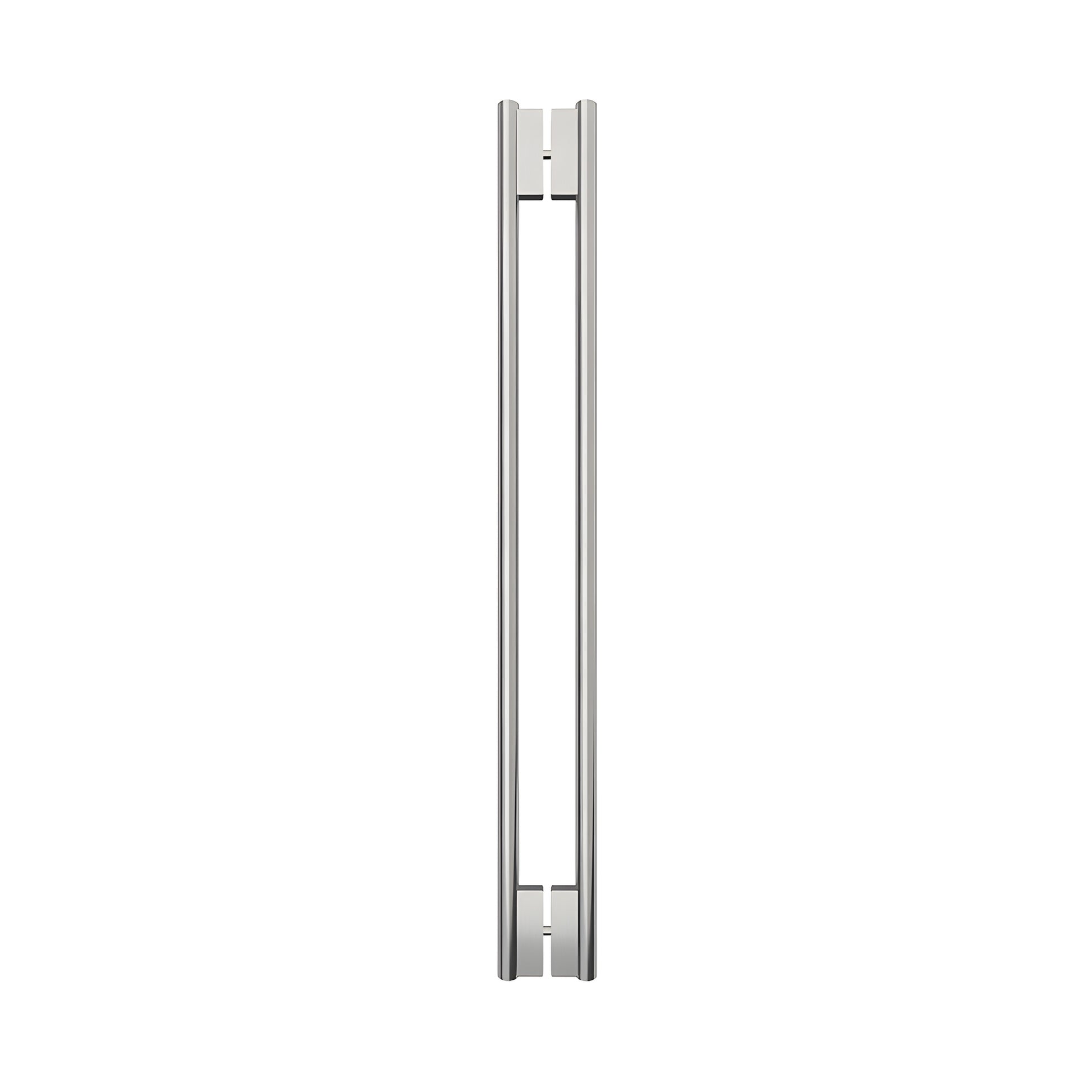 HPH48CBS stainless steel 48 in C-style tubular back-to-back shower door handle, brushed finish for 3/8 in glass