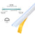 CRL Translucent Silicone Bulb Seal, Self-Adhesive Weatherstrip
