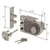 CRL Segal Brushed Chrome Deadbolt Lock for Door