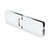 CRL Chrome Grande 180° Frameless Glass-to-Glass Shower Door Hinge