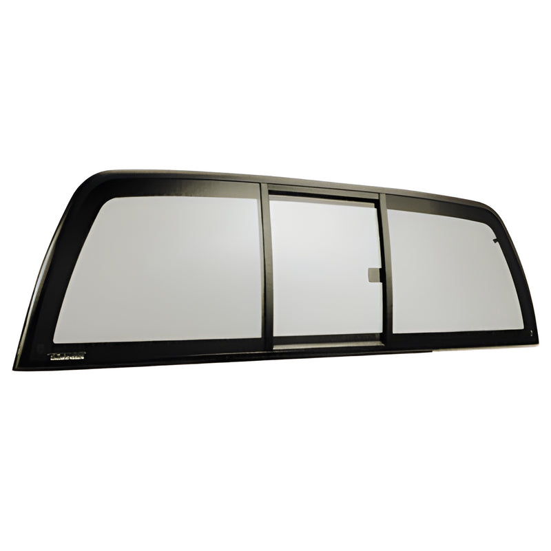 CRL ECT964S Perfect Fit tri-vent truck slider, black powder-coated frame, solar curved glass for 2009-2019 Dodge Ram