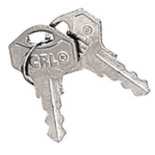 CRL Replacement Key for 2040 Showcase Lock - Durable, precise fit for secure showcases.