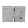 H8215BTSN satin nickel aluminum glass-to-glass oil-dynamic hinge, self-closing for 8-14mm frameless glass.