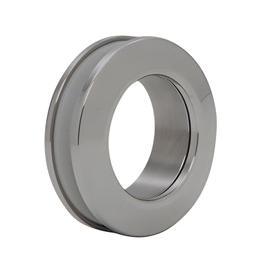 CRL Brushed Stainless Serenity Series Sliding Door System - Thru-Glass Pull