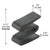 CRL-U.S. Aluminum Edge Block 50-Pack Replacement for Top Notch System
