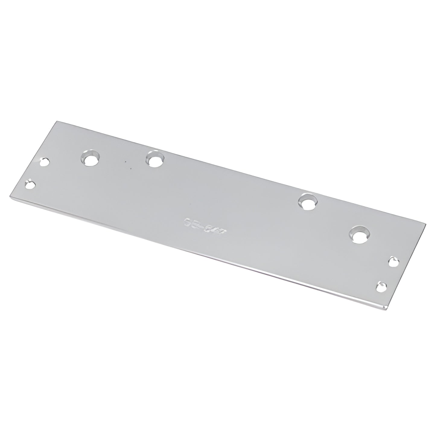 PR40NDPA aluminum narrow drop plate for PR40 closers, 9-3/4 x 2-9/16 in, predrilled mounting holes