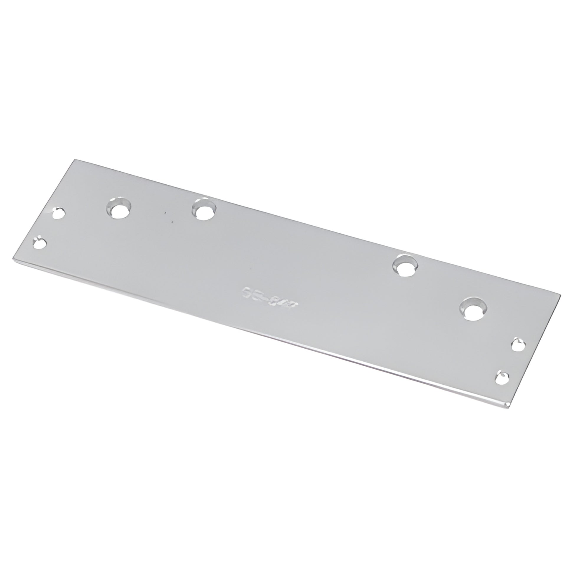 PR40NDPA aluminum narrow drop plate for PR40 closers, 9-3/4 x 2-9/16 in, predrilled mounting holes