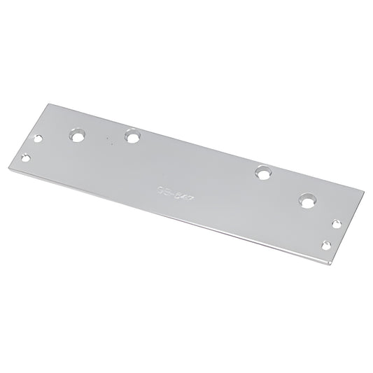 PR40NDPA aluminum narrow drop plate for PR40 closers, 9-3/4 x 2-9/16 in, predrilled mounting holes