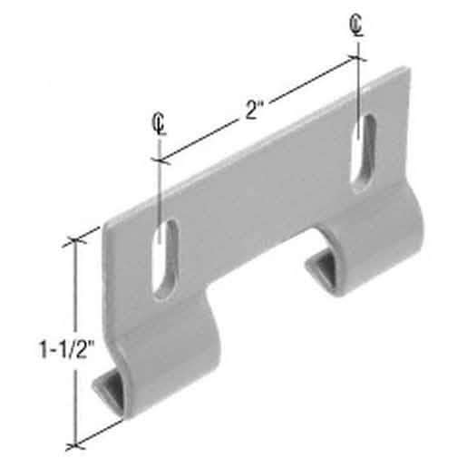 CRL Sliding Shower Door Hook Guide - Durable, easy-install hardware for smooth door operat