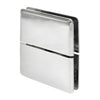 Polished chrome brass glass-to-transom pivot hinge (Senior Prima) for 1/2 glass, self-centering - SKU SRPPH02CH