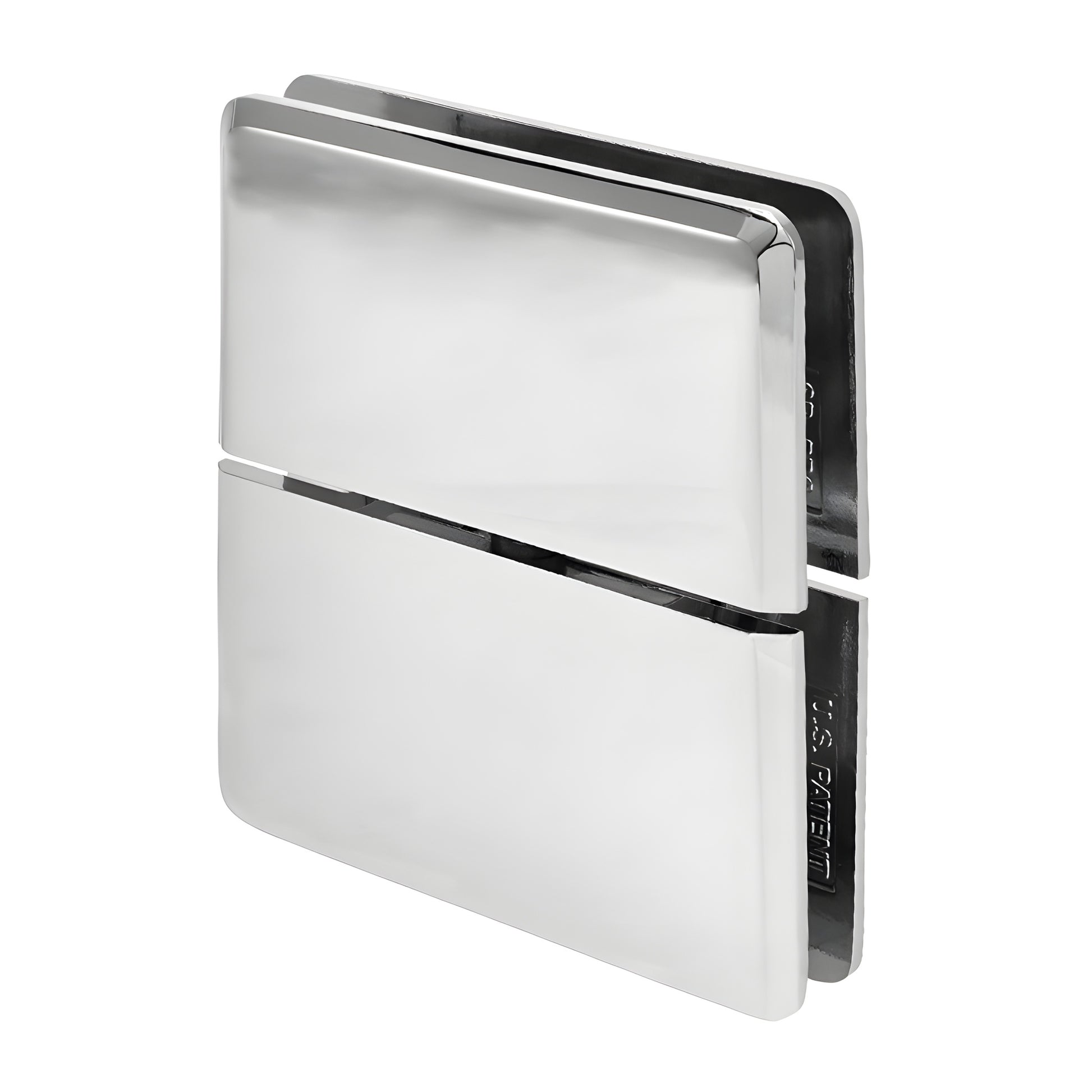 Polished chrome brass glass-to-transom pivot hinge (Senior Prima) for 1/2 glass, self-centering - SKU SRPPH02CH