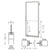 CRL-U.S. Aluminum 250 Clear Anodized Narrow-Stile Offset Door 3'x7'