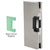 CRL Brushed Stainless 4x10 Glass Keeper Deadlatch Electric Strike