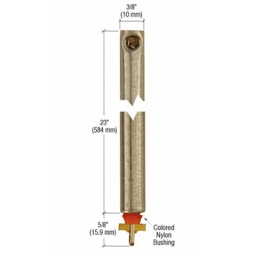 "CRL 23-inch Tubular Spiral Non-Tilt Window Balance with Red Bushing for Easy Installation