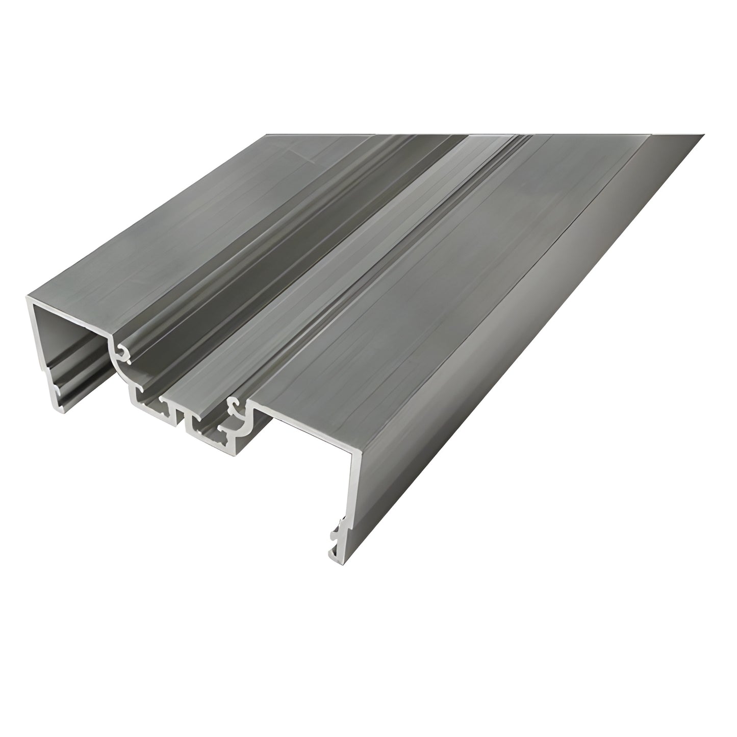 Clear anodized ArcticFront 45X storefront thermal aluminum frame profile (SKU 45XVC11)