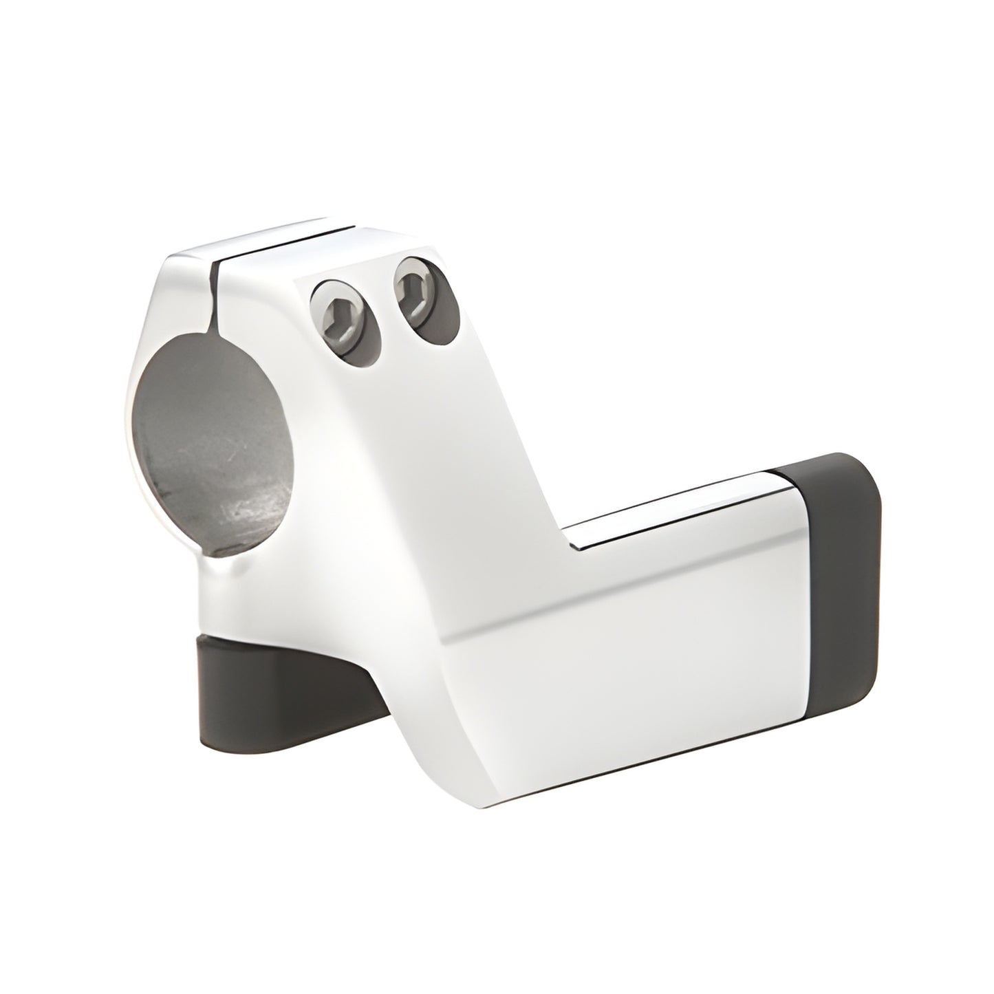 LS605LPS double-roller door stop, polished/brushed stainless steel (Alloy 316) clamp-on end stop for Laguna sliding glass doo