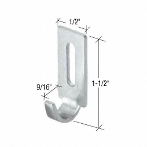 CRL 1/2\" Sliding Screen Door Latch Strike with 9/16\" Grip for Columbia Doors