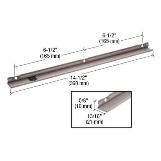 CRL Truth® Stainless Steel Maxim and Encore Operator Track - durable and reliable hardware
