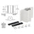 CRL 135° Silver Metallic Inside Corner Fascia Mount Bracket