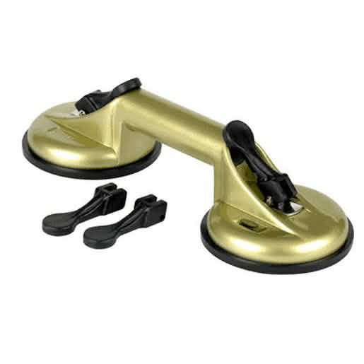 "CRL Aluminum Double Pad Vacuum Lifter - Durable, secure grip for lifting heavy glass pane