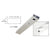 CRL Brushed Stainless Steel 4-1/2" x 36" Single Door Header