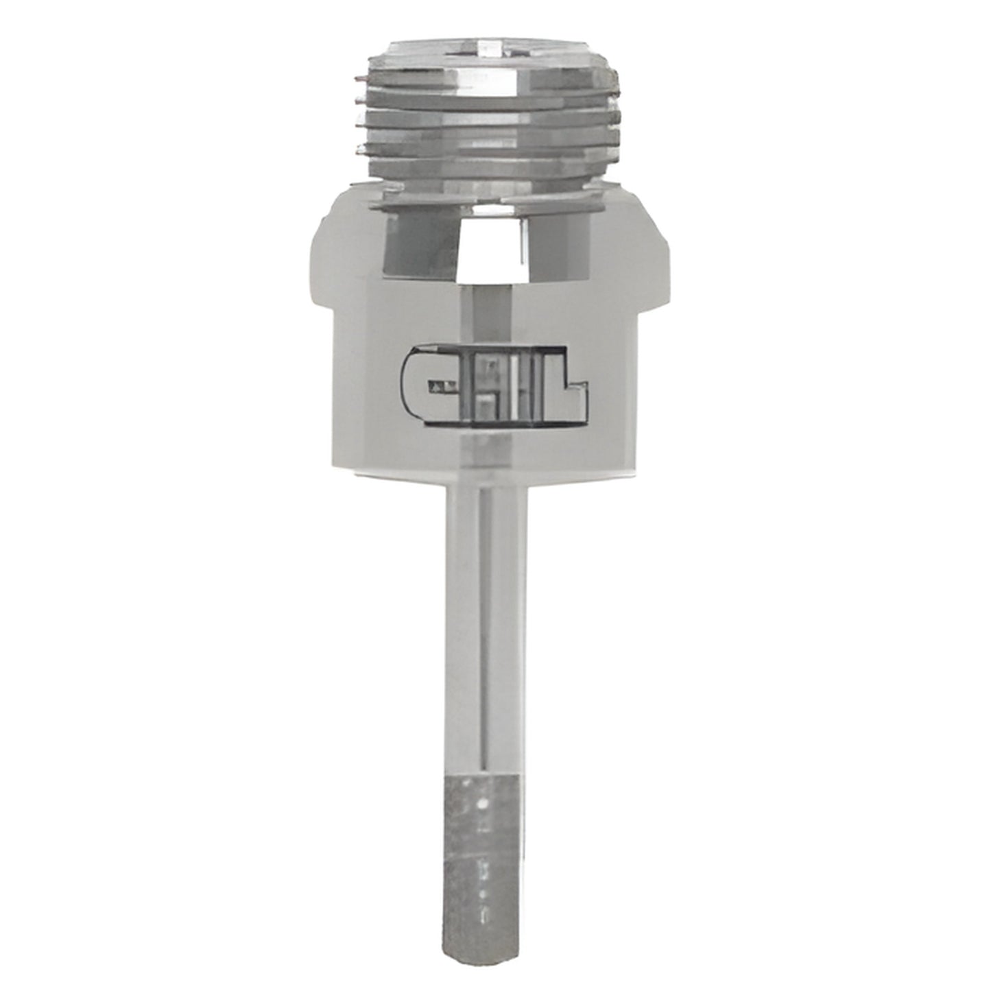 CRL HBT14 Belgian-mount electro-formed diamond glass drill bit, 1/4" cutting, 3/8" shank, thin-walled.