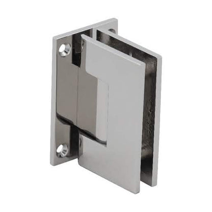 "CRL Polished Nickel Geneva 537 Wall Mount Hinge with 5° Offset - Sleek and Durable Design