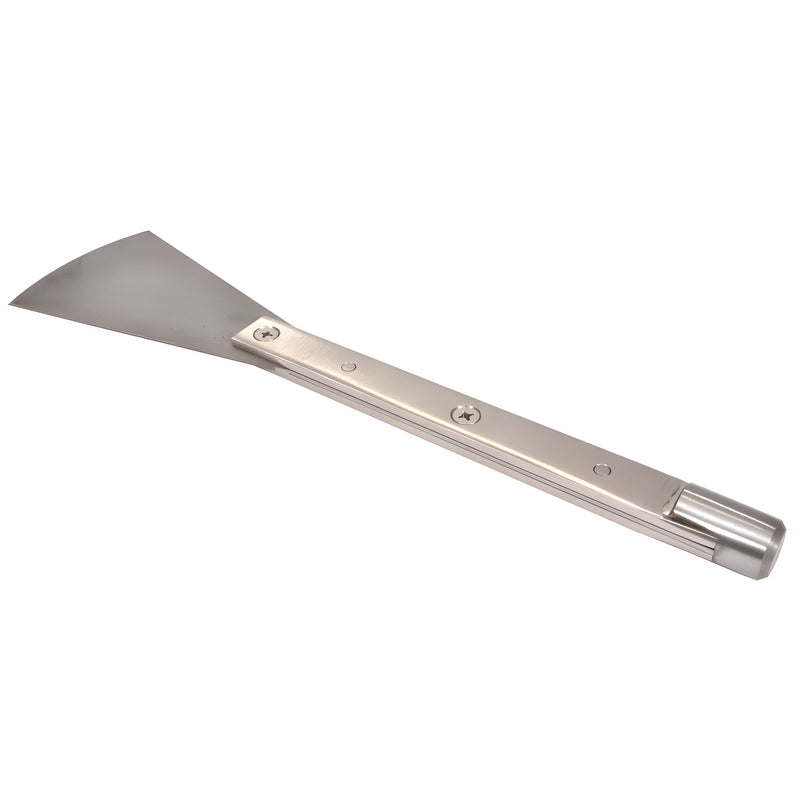CRL Persuader urethane tool RKP100 - long stainless steel windshield adhesive chisel with 4 in blade and mallet end