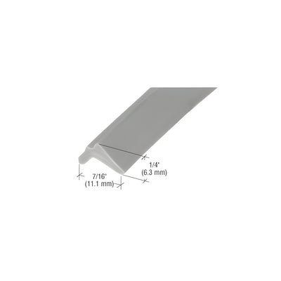 CRL Gray 7/16" Wide Glazing Spline - 100' Roll