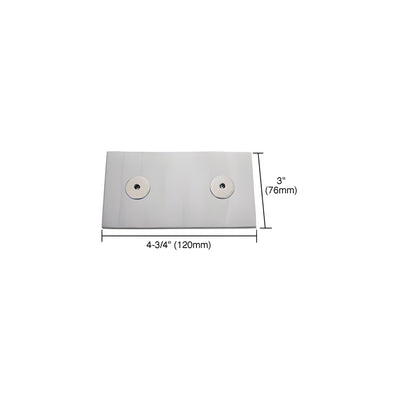 CRL 316 Brushed Stainless Link Patch Bracket