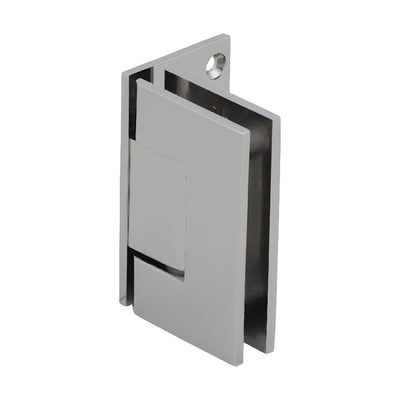 CRL Polished Nickel Geneva 044 Series Wall Mount Offset Back Plate Hinge