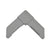CRL 3/4" x 7/16" (19 x 11 mm) Gray Corner for WSF34716 Series Screen Frame