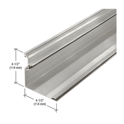 CRL-U.S. Aluminum 90 Degree Inside Corner Half - 24'-2", Clear Anodized Class 1